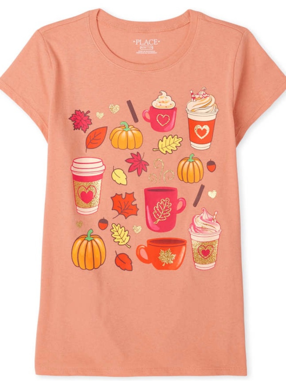 The Children's Place Fall Harvest Spice Autumn Graphic Tshirt